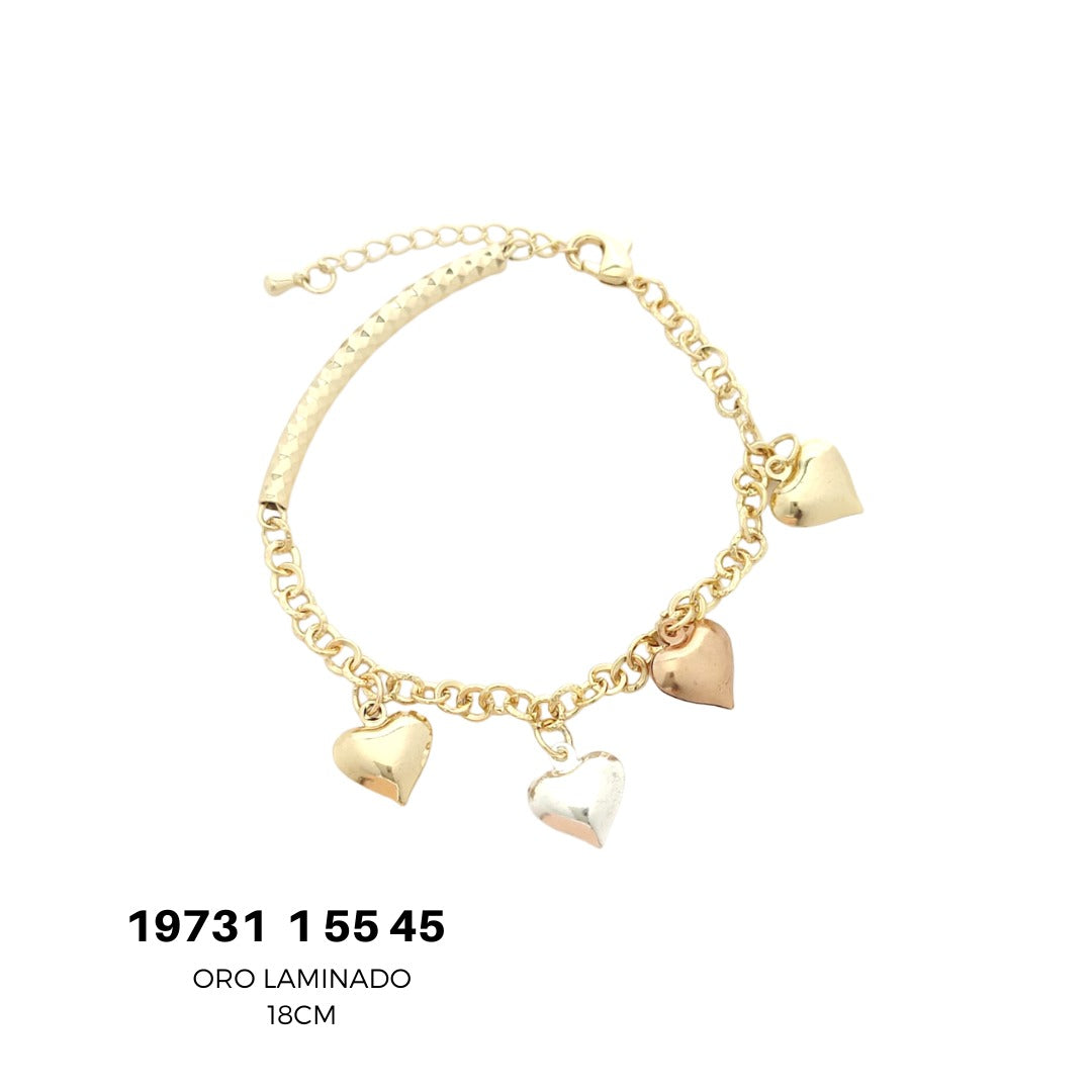 Pulsera de Oro Laminado