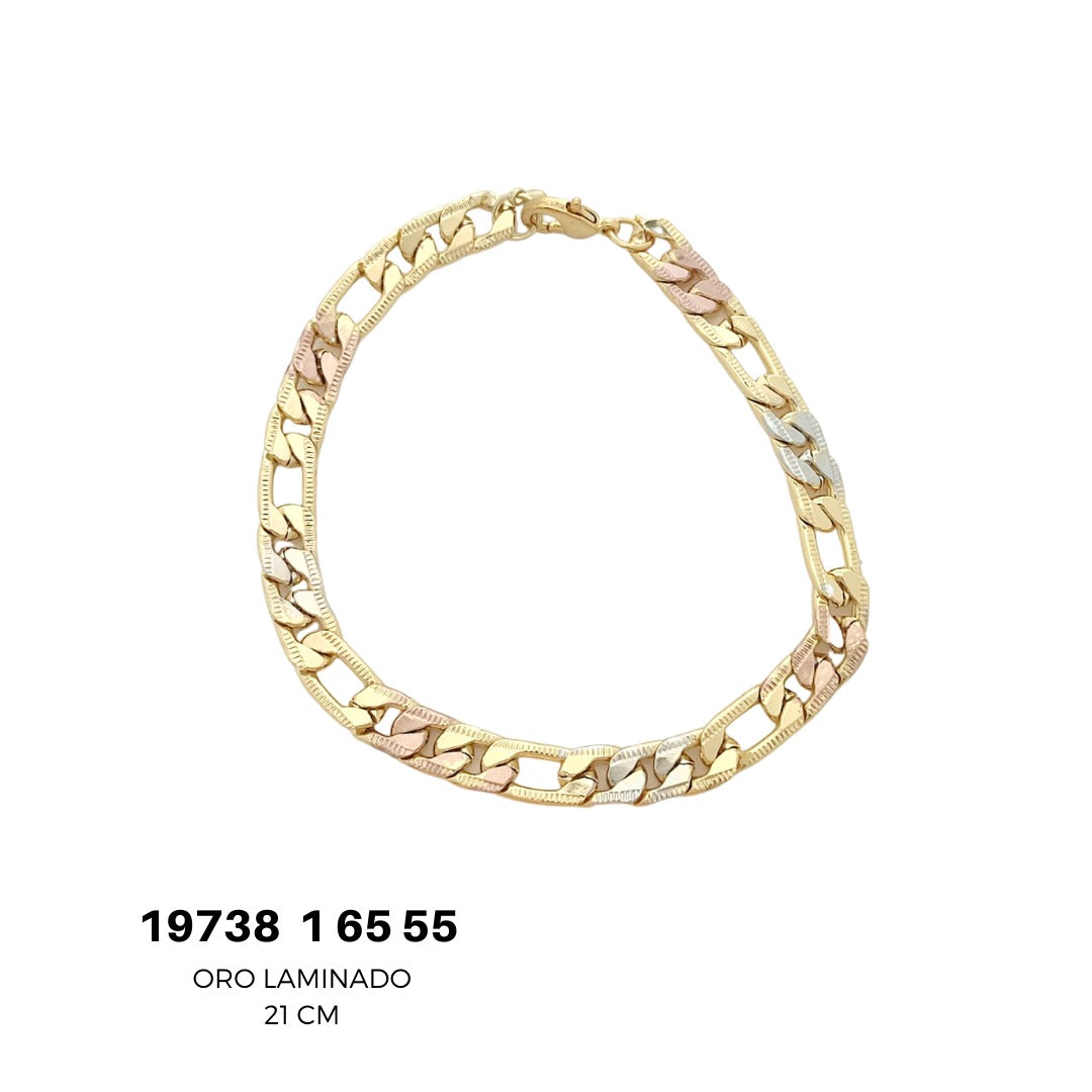 Pulsera de Oro Laminado