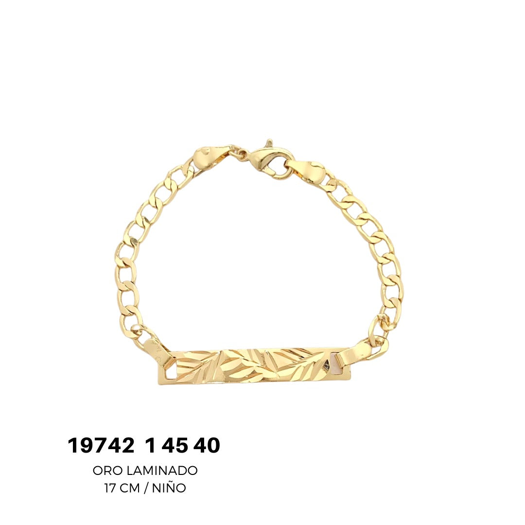 Pulsera de Oro Laminado