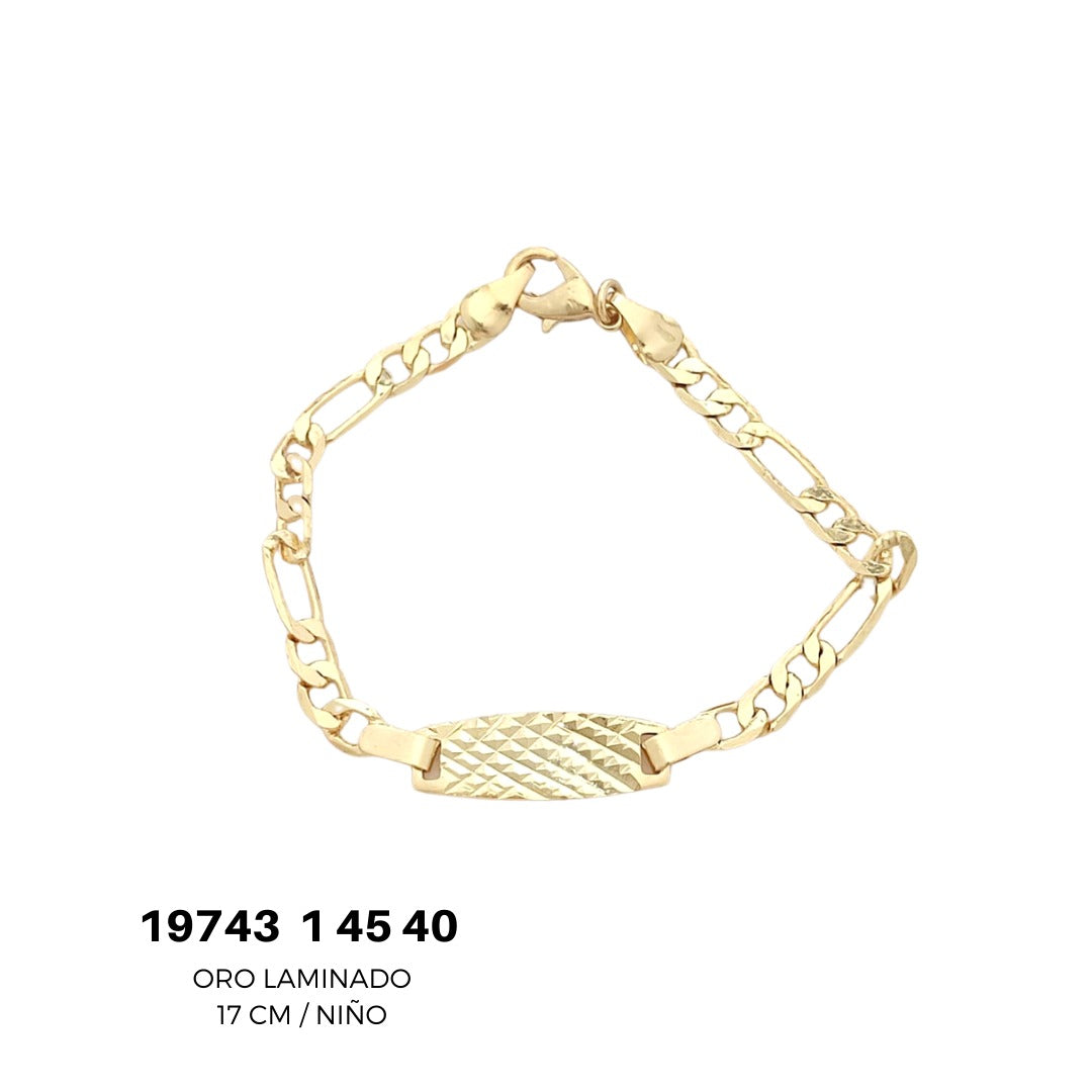 Pulsera de Oro Laminado