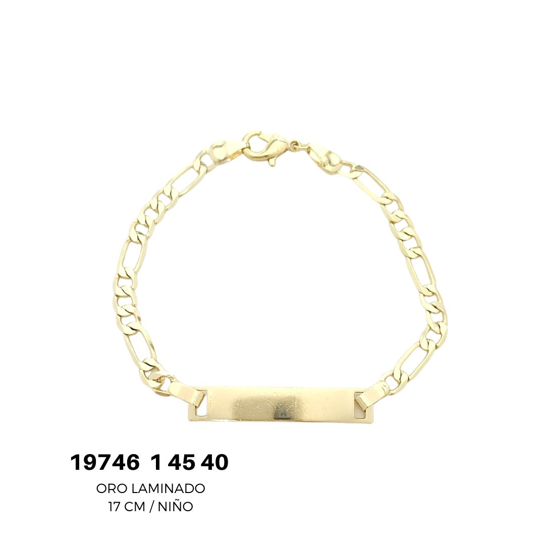 Pulsera de Oro Laminado